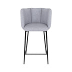 chaise_de_bar_gris_clair_velours