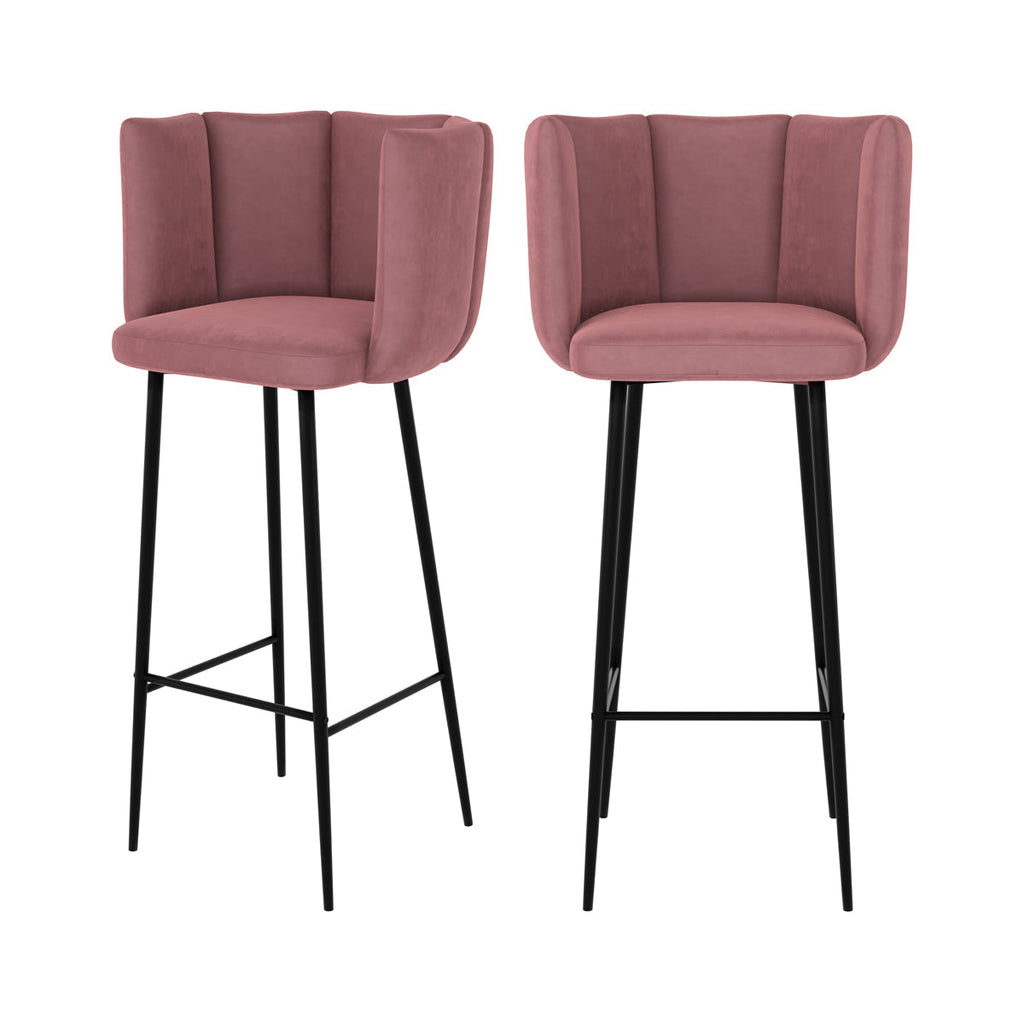 chaise_de_bar_rose