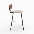 chaises hauteur ilot 64cm beige alize lot 2