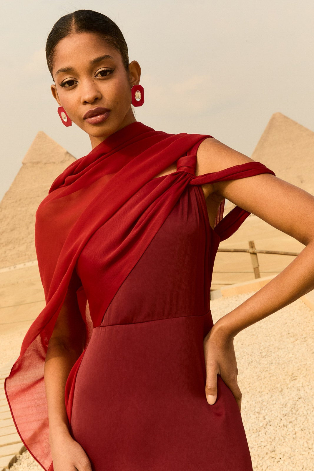 Châle Tosca Rojo