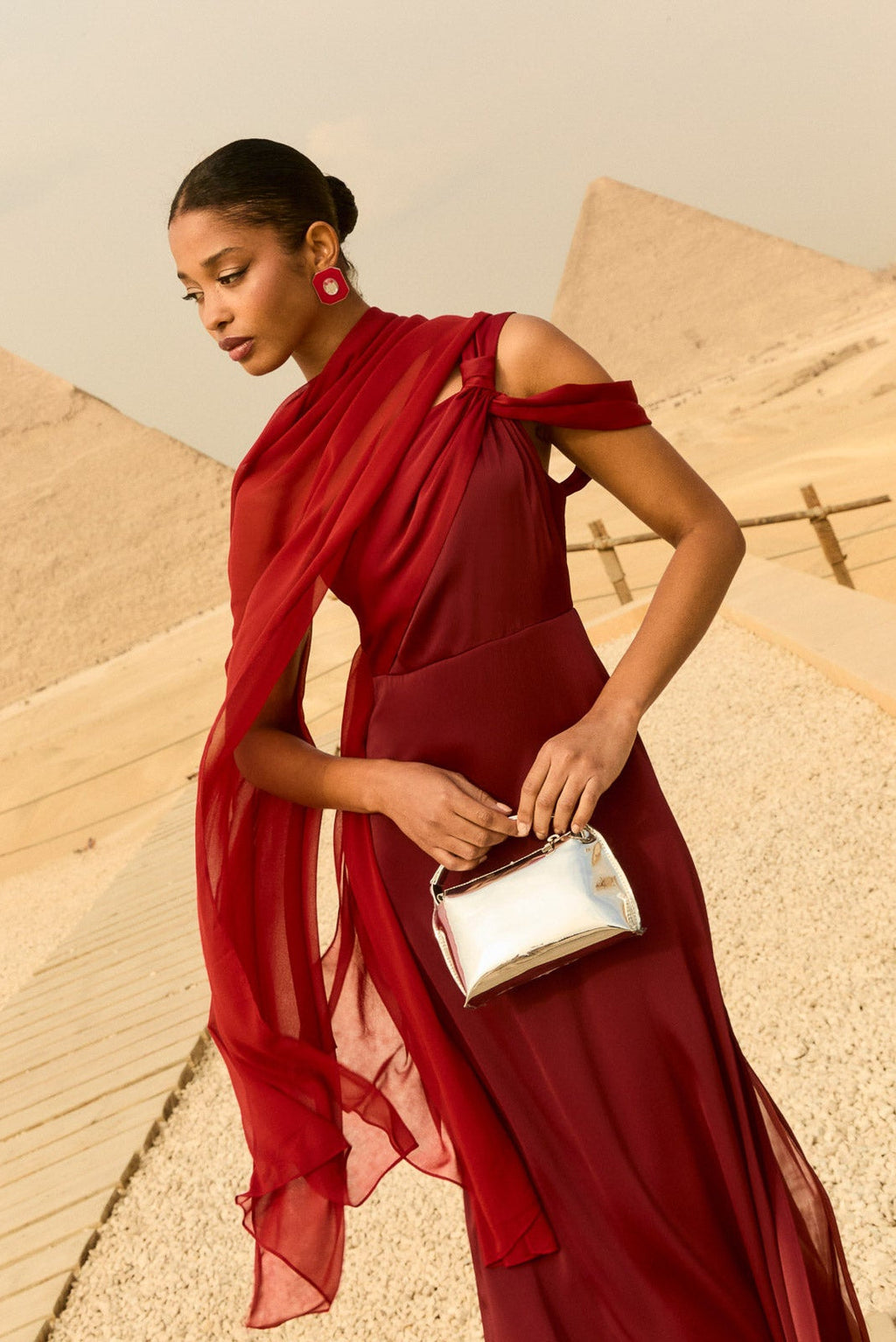 Châle Tosca Rojo