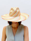 Chapeau Paille Ema - Baby Pink Terra