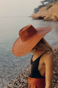 Chapeau Paille Livy Xl - Terracotta