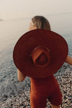 Chapeau Paille Livy Xl - Terracotta