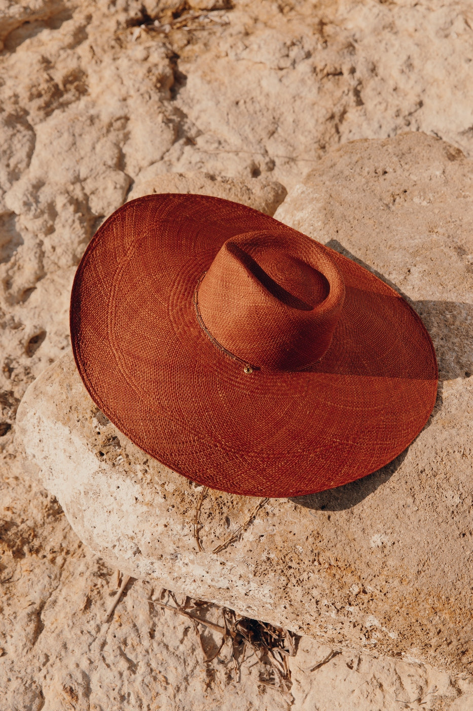 Chapeau Paille Livy Xl - Terracotta