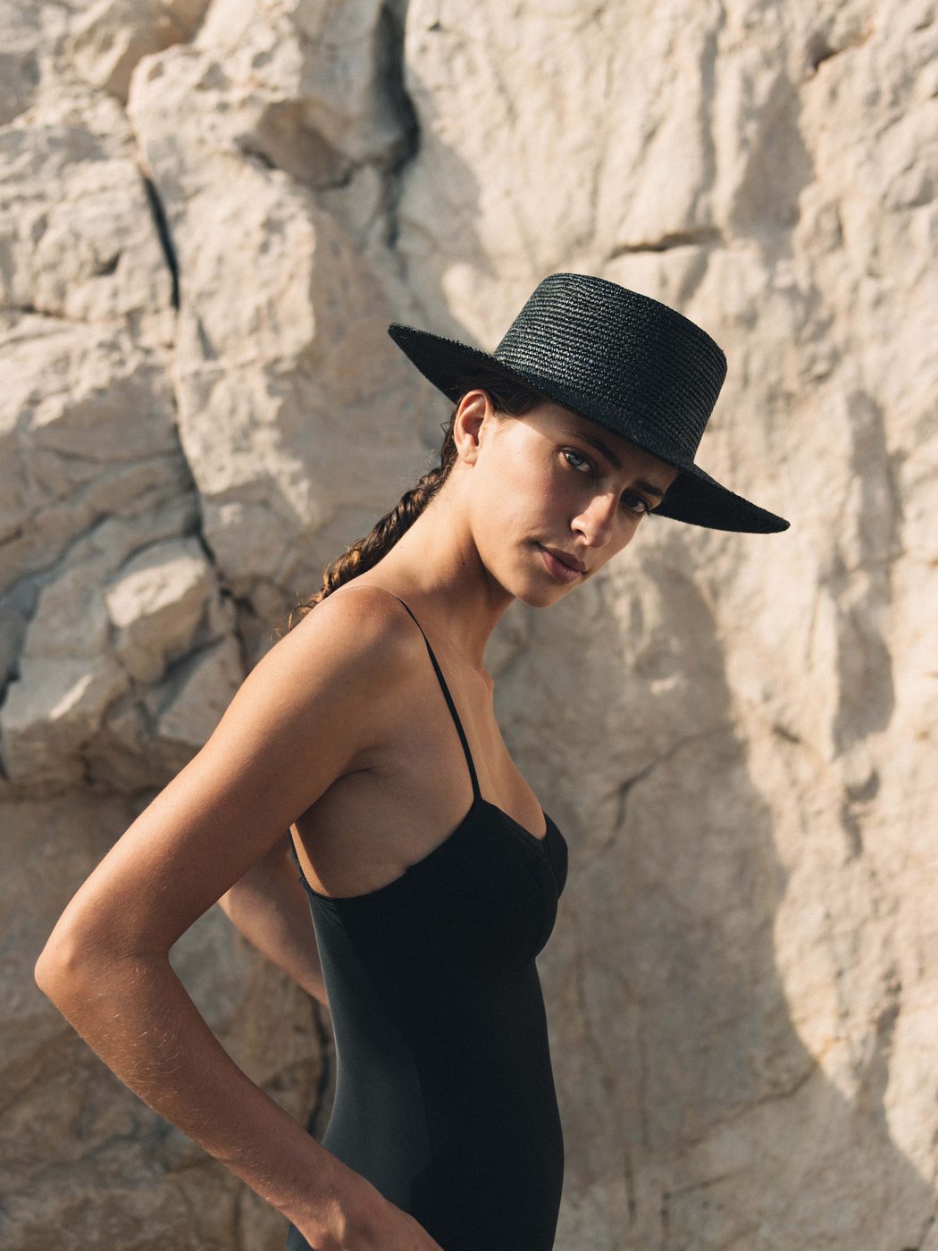 Chapeau Paille Melisse - Black