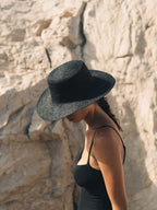 Chapeau Paille Melisse - Black