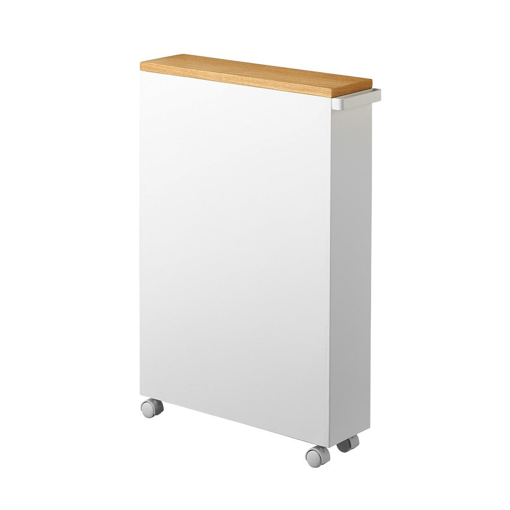 Chariot De Toilette Semi-Fermé - L46 cm - Blanc