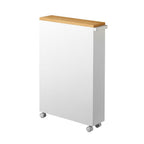 Chariot De Toilette Semi-Fermé - L46 cm - Blanc