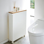 Chariot De Toilette Semi-Fermé - L46 cm - Blanc