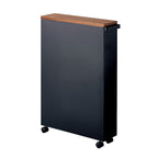 Chariot De Toilette Semi-Fermé - L46 cm - Noir