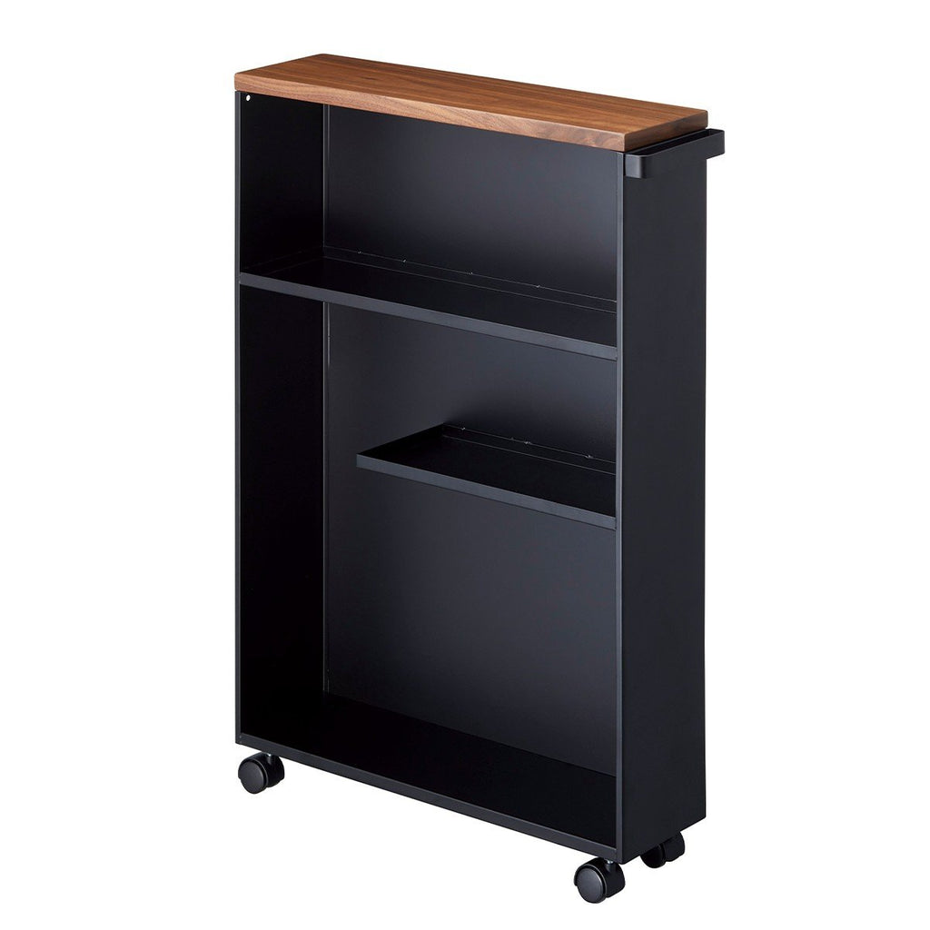 Chariot De Toilette Semi-Fermé - L46 cm - Noir