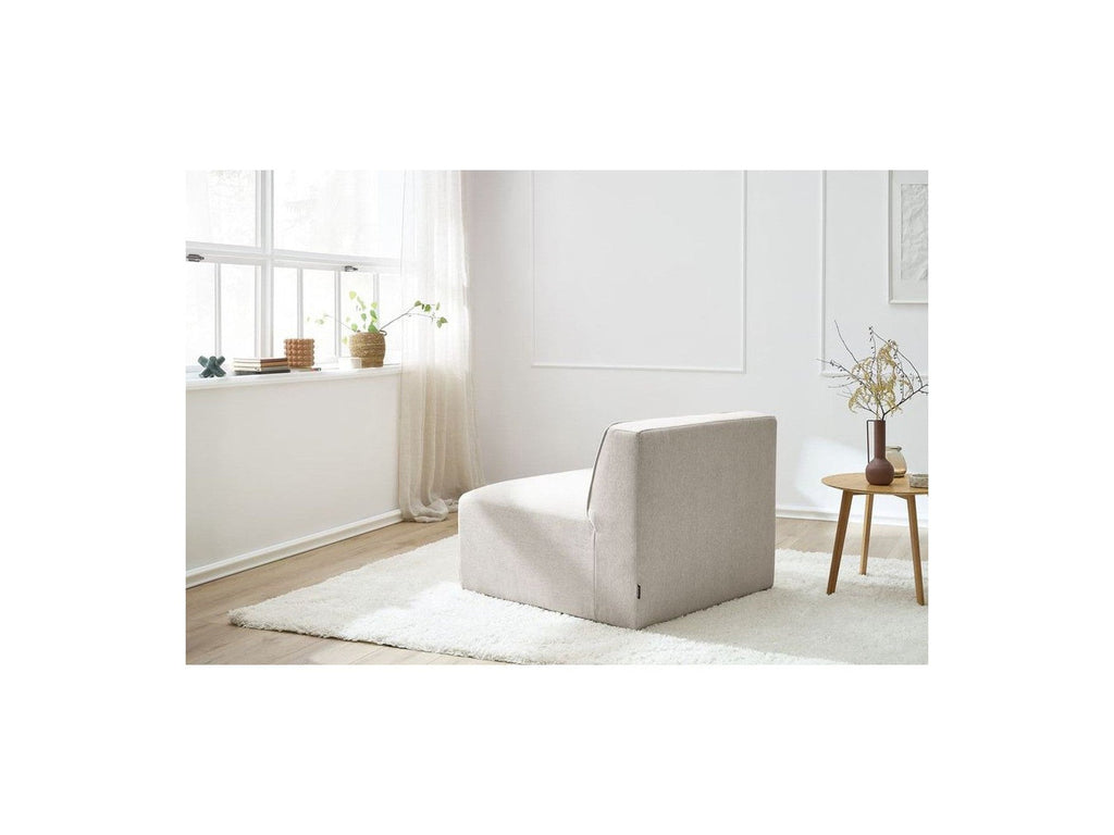 Megeve - Chauffeuse 1 Place Pour Canapé Modulable - Tissu Lisse