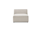Megeve - Chauffeuse 1 Place Pour Canapé Modulable - Tissu Lisse