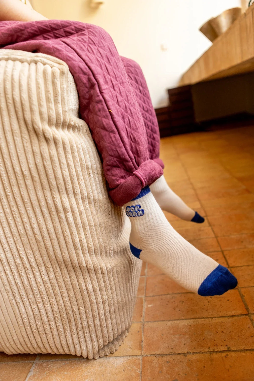 Chaussettes Alegria - Pop Corn Marine - Bébé/Enfant