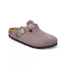 Chaussons Boston Suede Braided - Violet, Noir.