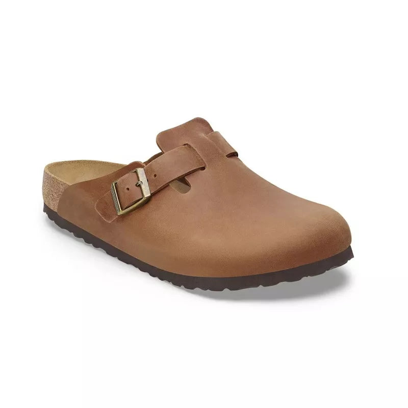 Mules Boston Étroite - Cognac, Doré