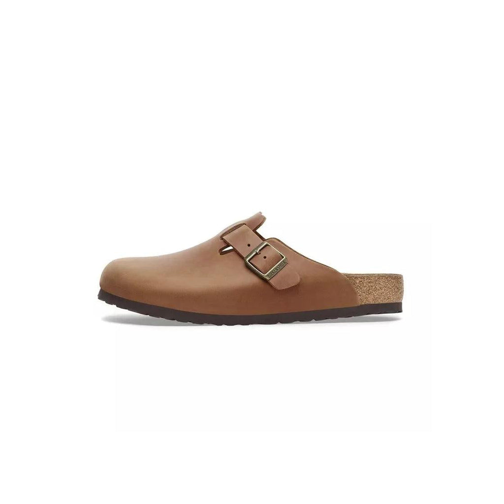 Mules Boston Étroite - Cognac, Doré