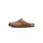 Mules Boston Étroite - Cognac, Doré