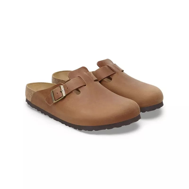Mules Boston Étroite - Cognac, Doré