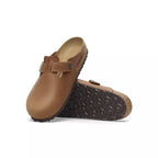 Mules Boston Étroite - Cognac, Doré
