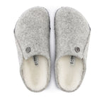 Chausson Zermatt Shearling Feutre - Gris - Enfant - Birkenstock - The Bradery
