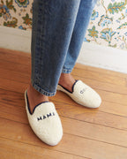 Les Chaussons Mama Cool En Laine Bouclette - Angarde X Émoi Émoi