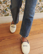 Les Chaussons Mama Cool En Laine Bouclette - Angarde X Émoi Émoi