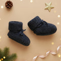 Chaussons Eugene Tricot Gris Chiné 100% Laine - Bébé