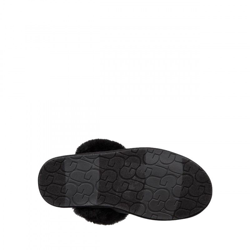Chaussons Scufette II Satin - Noir - Femme - UGG2 - The Bradery