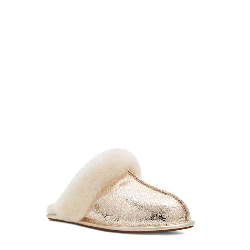 Chaussons Scuffette II Metallic Sparkle - Or - Femme - UGG - The Bradery