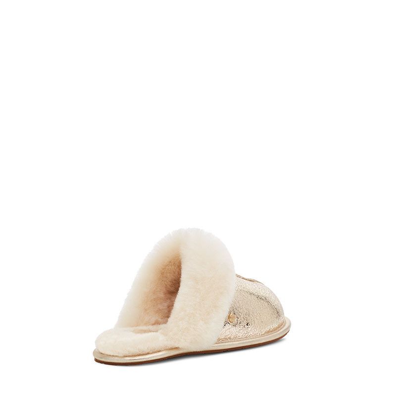 Chaussons Scuffette II Metallic Sparkle - Or - Femme - UGG - The Bradery