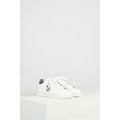 Chaussures Basket Cuir Blanche Broderie Gd - Optic White CHAUSSURE Gerard Darel
