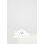 Chaussures Basket Cuir Blanche Broderie Gd - Optic White CHAUSSURE Gerard Darel
