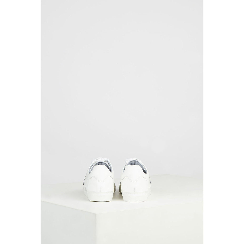 Chaussures Basket Cuir Blanche Broderie Gd - Optic White CHAUSSURE Gerard Darel