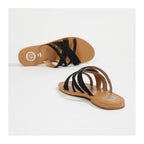 White Sun - Mules Clot - Black Goat Suede - Black