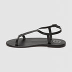 White Sun - Sandales Miramar - Black Buff - Black