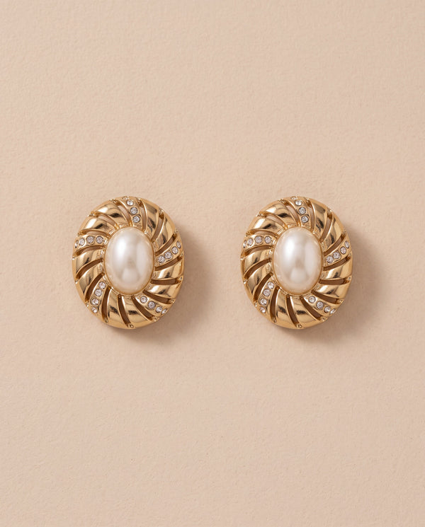 Boucles D'Oreilles Golden Pearl