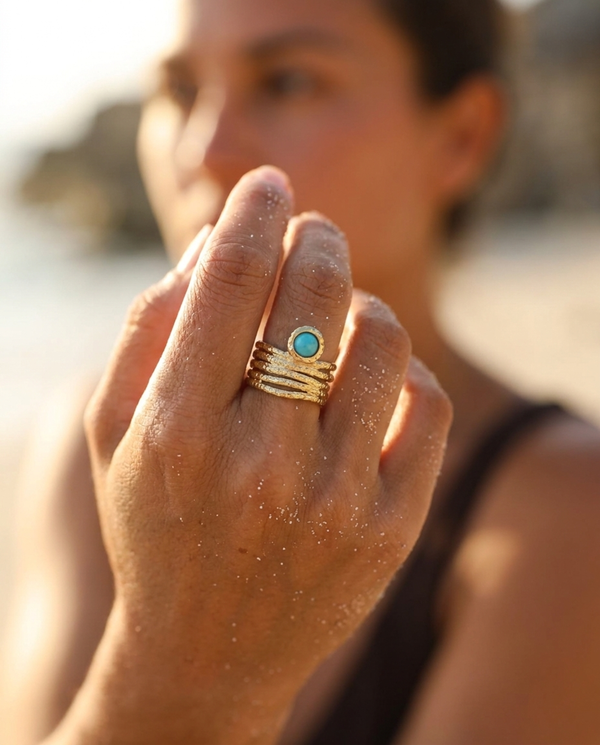 Bague Blue Lagoon
