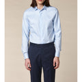 Chemise À Gorge Cachée - Bleu Ciel - Micro Armuré CHEMISE FORMAL De Fursac