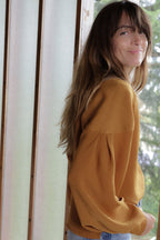 Chemise Anaïs - Ocre - Plume Paris - The Bradery