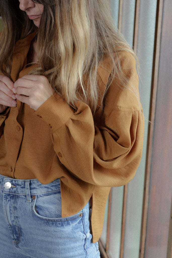 Chemise Anaïs - Ocre - Plume Paris - The Bradery