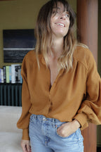 Chemise Anaïs - Ocre - Plume Paris - The Bradery