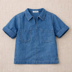 Chemise Carl Denim - Enfant Garçon - Bleu Denim