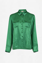 Chemise Catherine - Green - Plume Paris - The Bradery