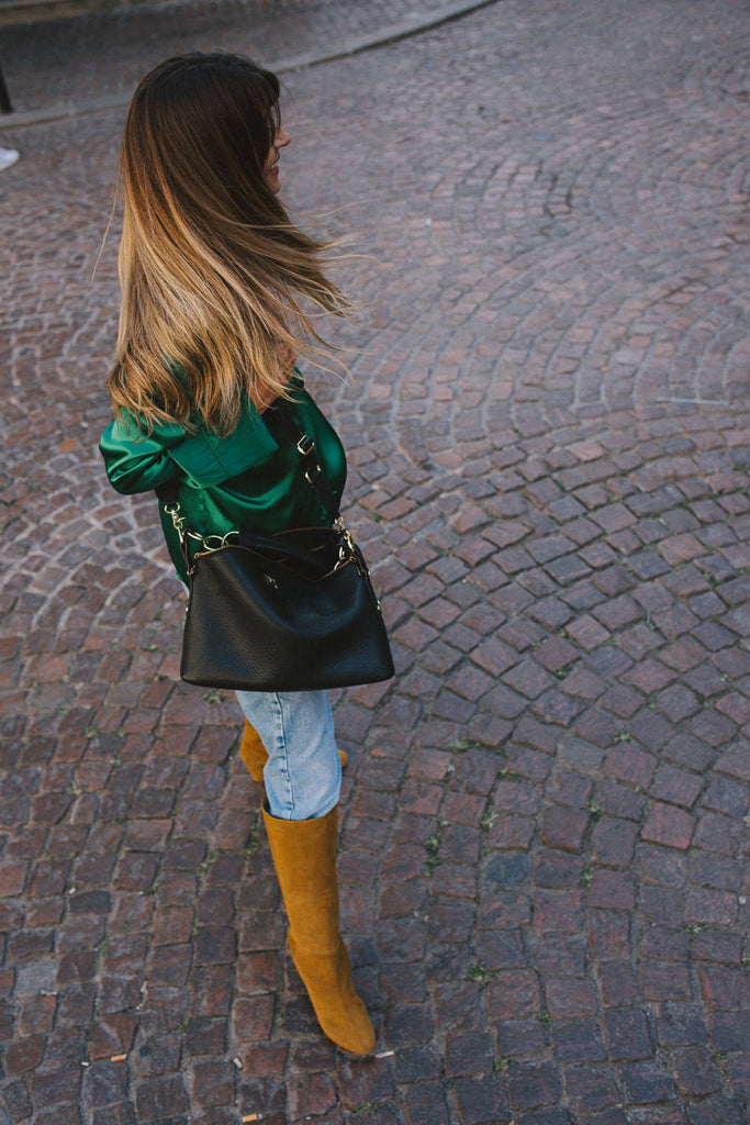 Chemise Catherine - Green - Plume Paris - The Bradery