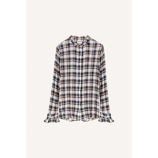 Chemise Cleveland Blue Check - Chemises Et Tops - Valentine Gauthier - The Bradery