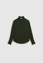Chemise Colombine Flou - Vert Foret - Claudie Pierlot - The Bradery