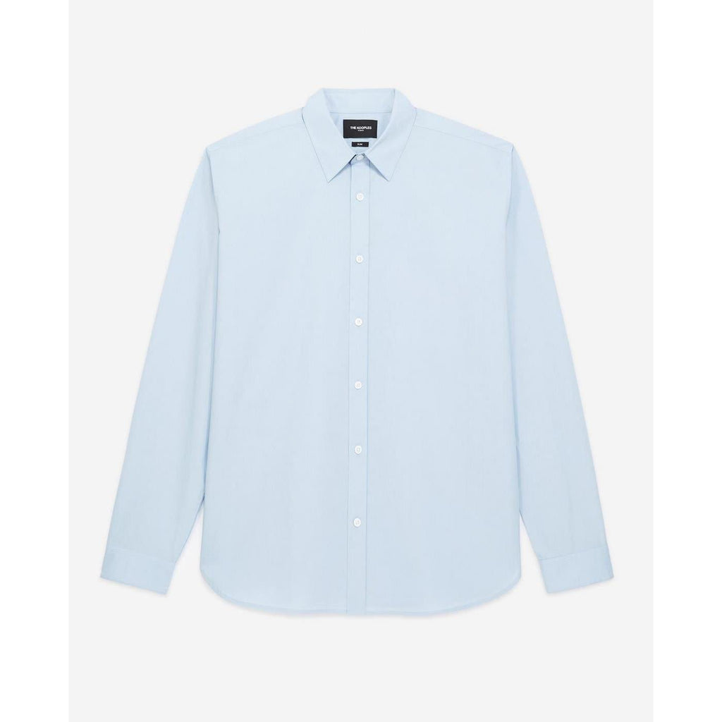 The Kooples - Chemise Coton Bleu Clair - Homme