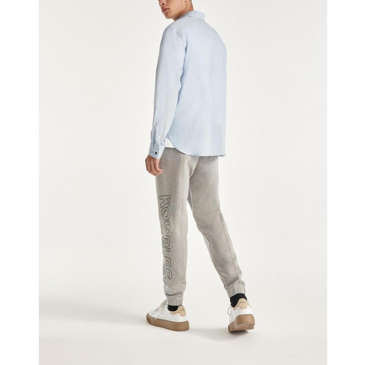 The Kooples - Chemise Coton Bleu Clair - Homme